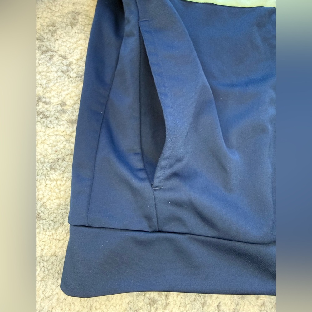 Adidas Boys Navy Green Tracksuit size 8 - Picture 7 of 15